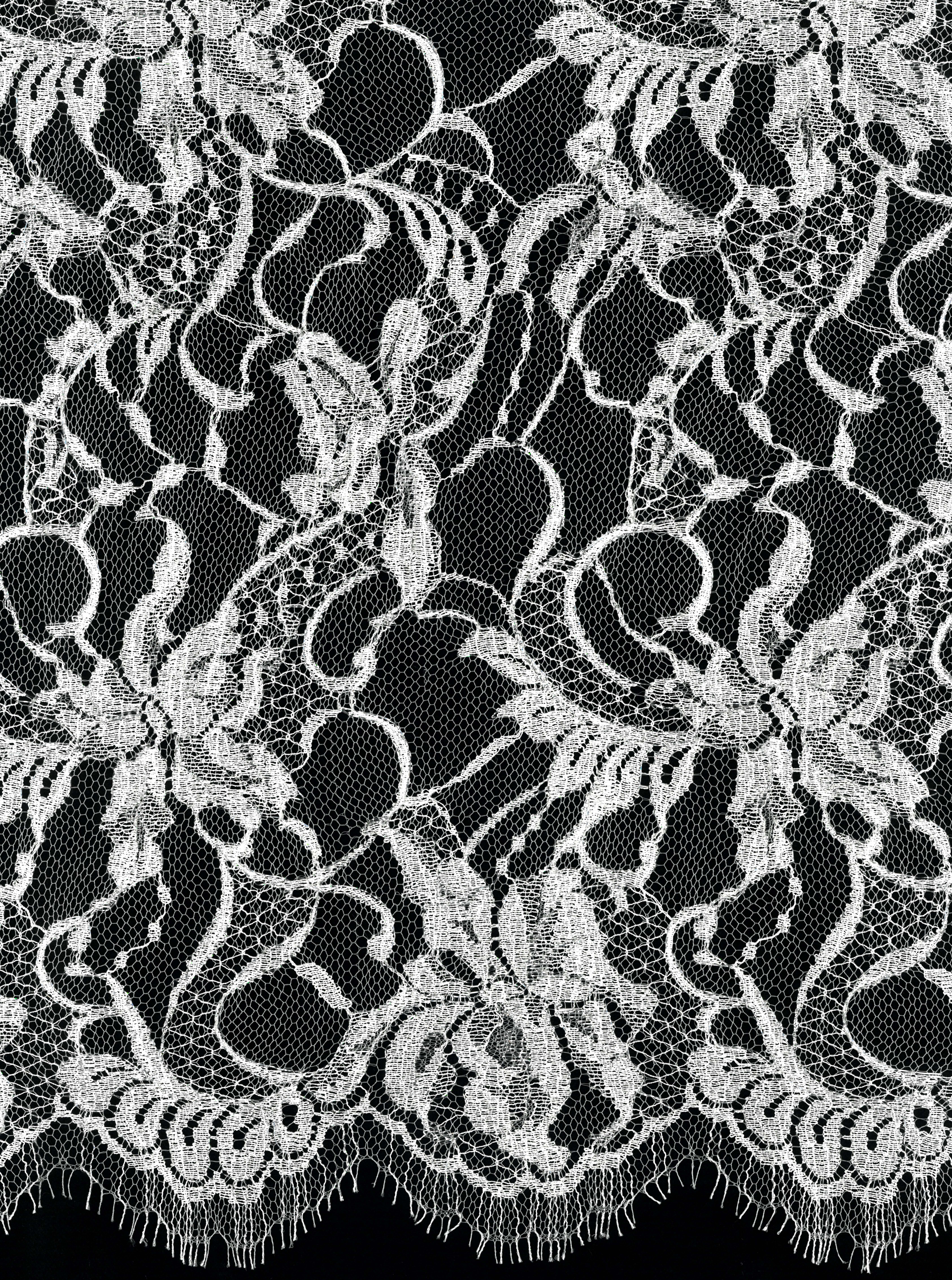 FRENCH LACE - IV/SIL (NACRE/ARGENT)